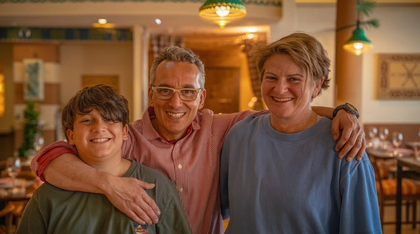 Bob, Neila und Yassin Askourih im ALDAR Münster